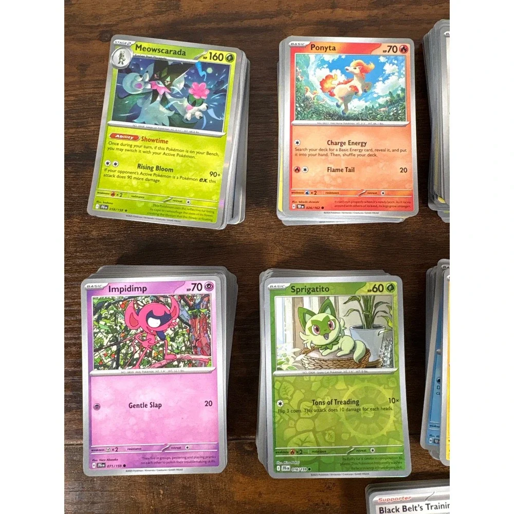 Pokemon TCG Card Lot 414 Count Scarlet Violet Paldea Evolved Pikachu Meowscarada